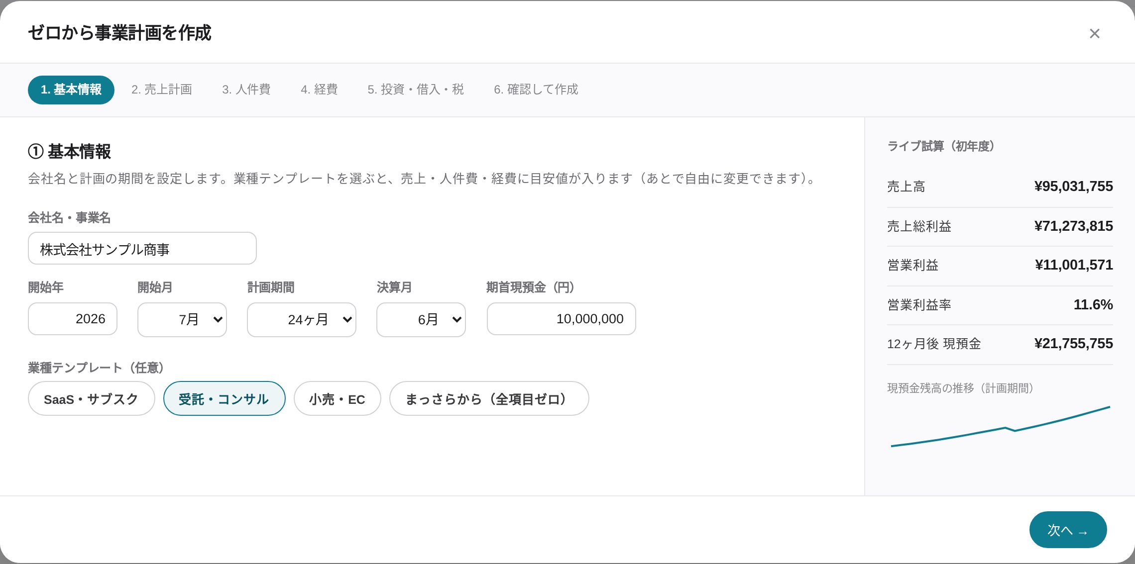かんたんウィザード
